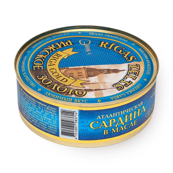 Сардина Riga Gold атлантическая в масле
