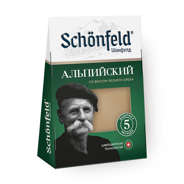 Сыр Schonfeld Альпийский со вкусом лесного ореха