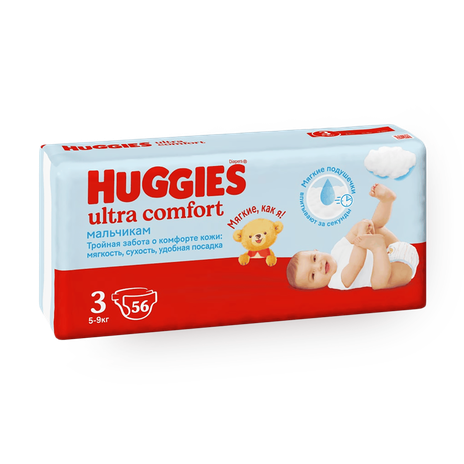 Подгузники Huggies Ultra Comfort 3 5-9 кг