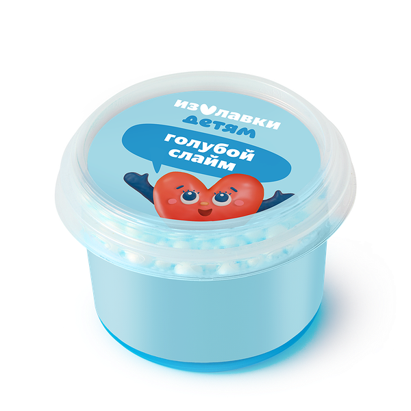 Слайм «Из Лавки» голубой для детей с трёх лет