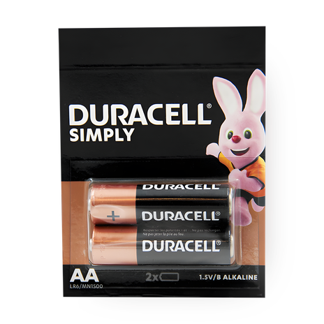 Батарейки алкалиновые Duracell Simply AA LR6