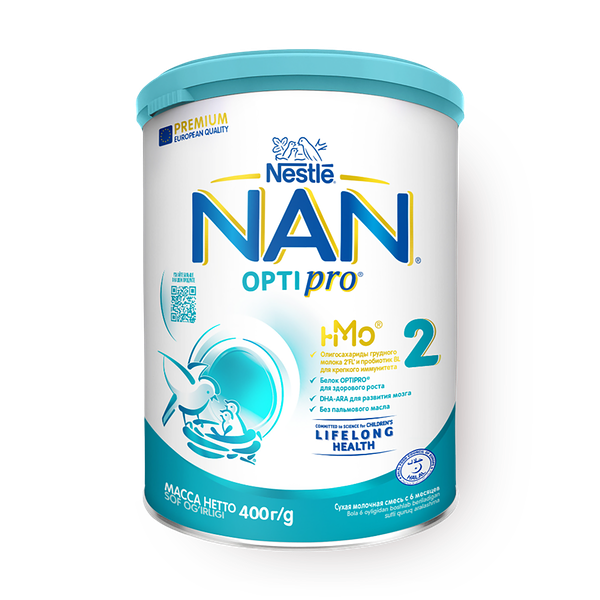 Смесь молочная сухая NAN 2 Optipro с 6 месяцев