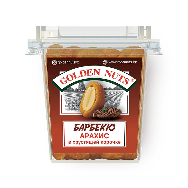 Арахис Golden Nuts барбекю в хрустящей корочке