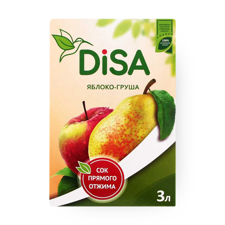 Сок яблоко-груша Disa