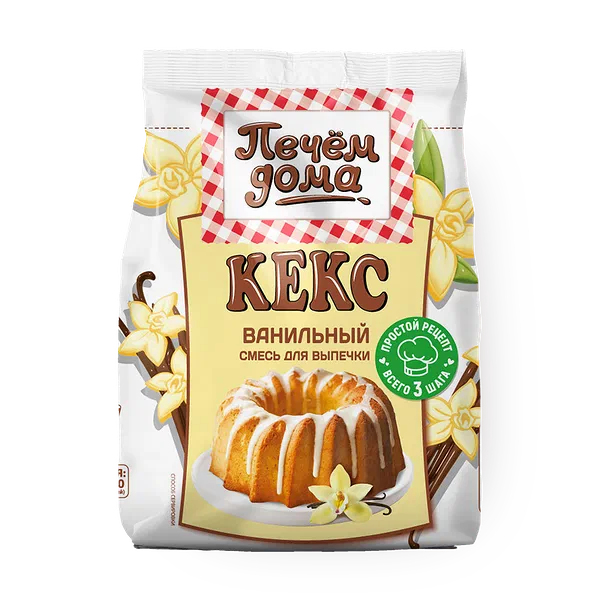 Смесь для выпечки Кекс Ванильный Печем дома