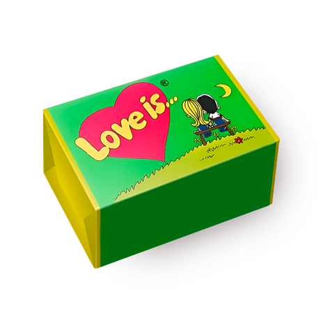 Жевательная резинка Love Is яблоко-лимон