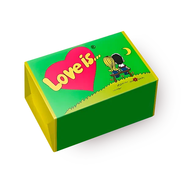 Жевательная резинка Love Is яблоко-лимон