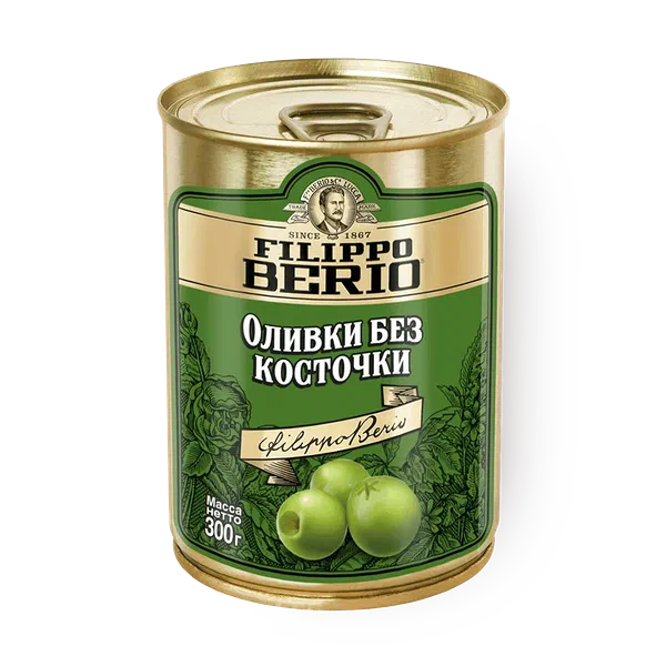 Оливки без косточки Filippo Berio