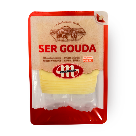 Cыр Gauda Mlekovita нарезка