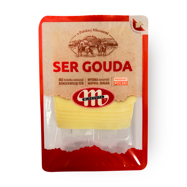 Cыр Gauda Mlekovita нарезка