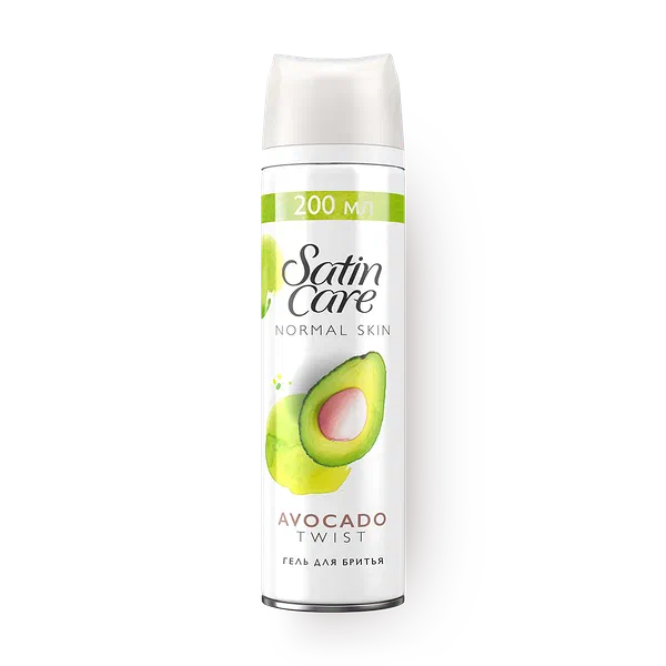 Гель для бритья для женщин SatinCare Avocado Twist для нормальной кожи