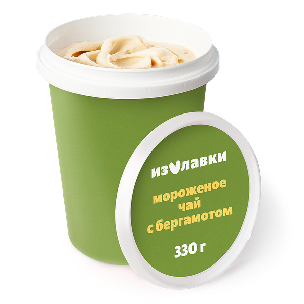 Мороженое сливочное «Из Лавки» чай с бергамотом