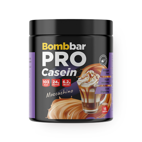 Коктейль протеиновый Bombbar Pro Casein моккачино