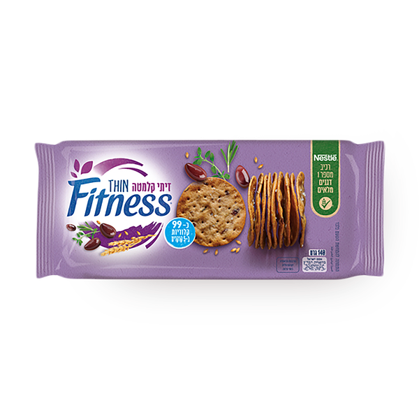 Fitness Thin cracker with Kalamata olives