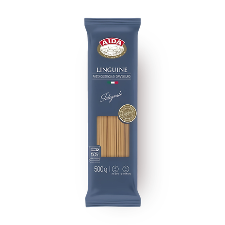 Макароны Linguine цельнозерновые Aida
