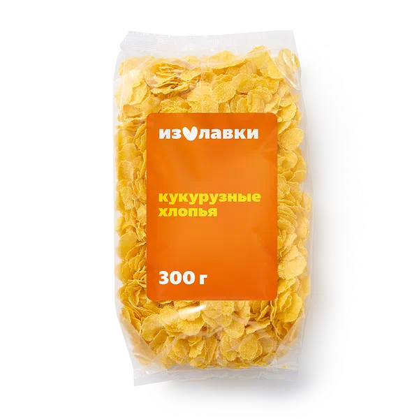 Хлопья кукурузные «Из Лавки» без глютена без добавления сахара, 400 г ...