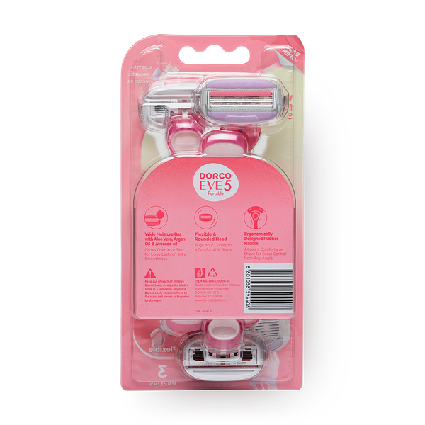 Станки для бритья одноразовые женские Dorco Eve 5