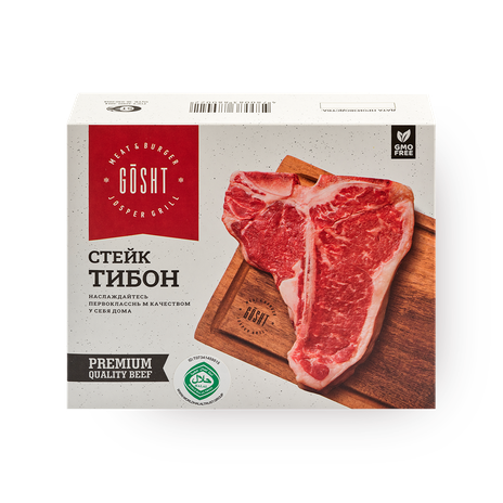 Полуфабрикат говяжий Steak T-Bon Gosht замороженный
