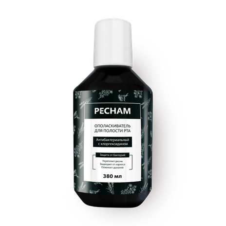 Ополаскиватель для полости рта Pecham антибактериальный с хлоргексидином