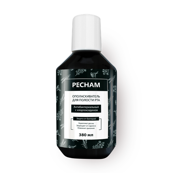 Ополаскиватель для полости рта Pecham антибактериальный с хлоргексидином