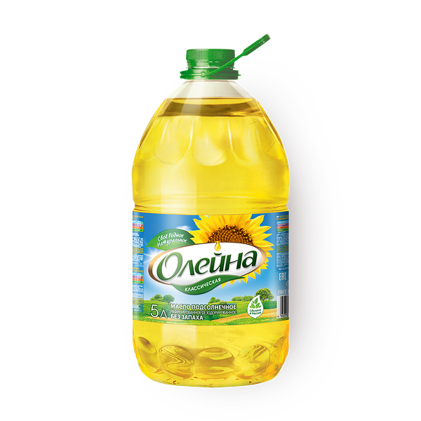 Масло подсолнечное «Олейна» рафинированное
