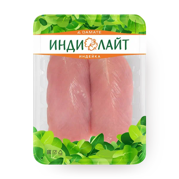 Филе грудки индейки «Индилайт» замороженное