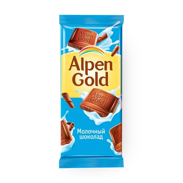 Шоколад молочный Alpen Gold