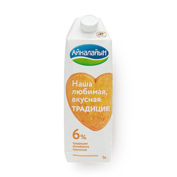 Молокосодержащий продукт 6% «Айналайын» ультрапастеризованный
