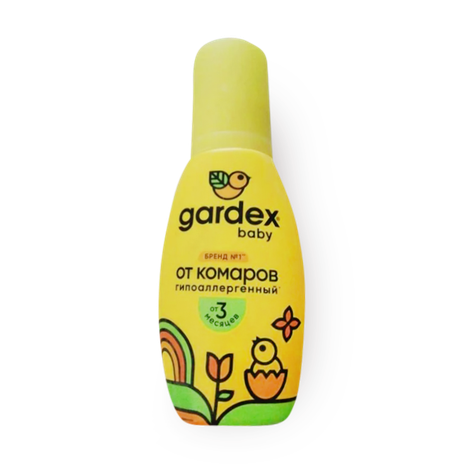 Спрей детский от комаров Gardex Baby от 3 месяцев