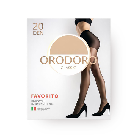 Колготки женские Orodoro Favorito 20 den цвет Glace размер 2