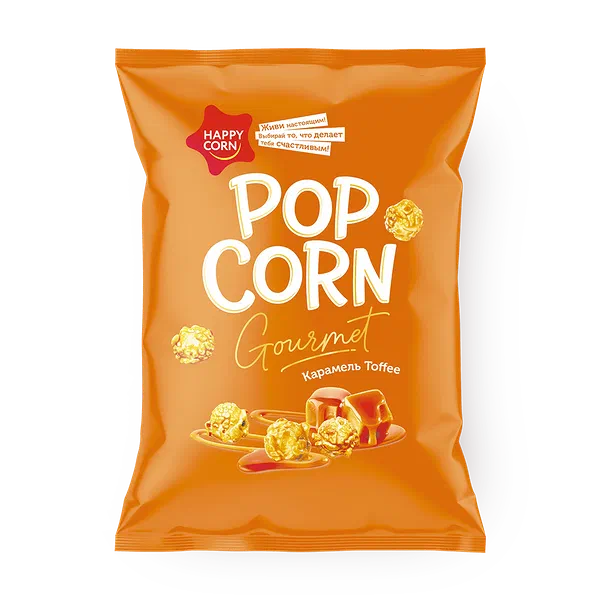 Попкорн Happy Corn со вкусом карамели Toffee