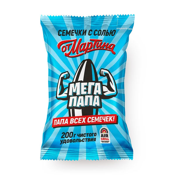 Семечки «От Мартина» Мега папа с солью