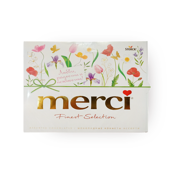 Конфеты шоколадные ассорти Merci Весна