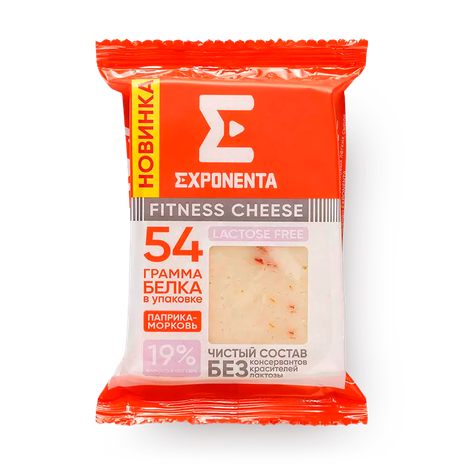Сыр Exponenta Fitness Cheese паприка-морковь 19%
