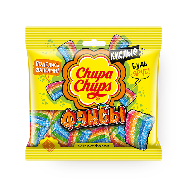 Мармелад жевательный Chupa Chups Кислые фансы