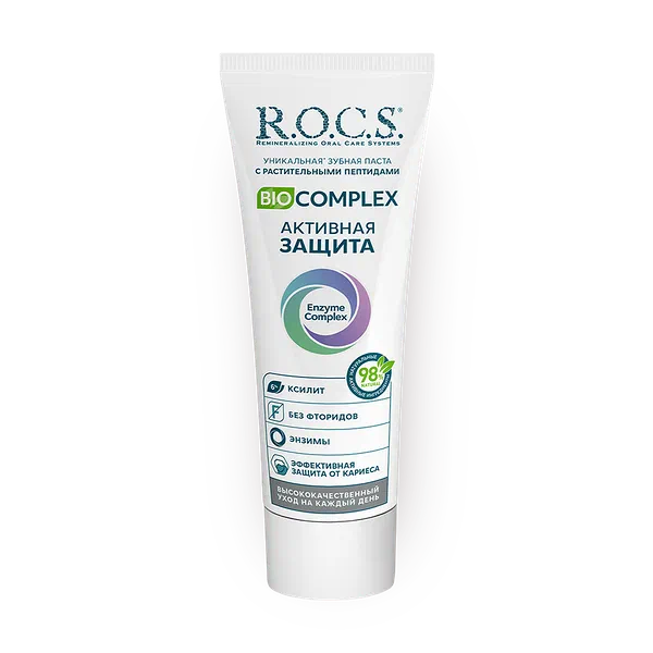 Зубная паста R.O.C.S. Biocomplex Активная защита