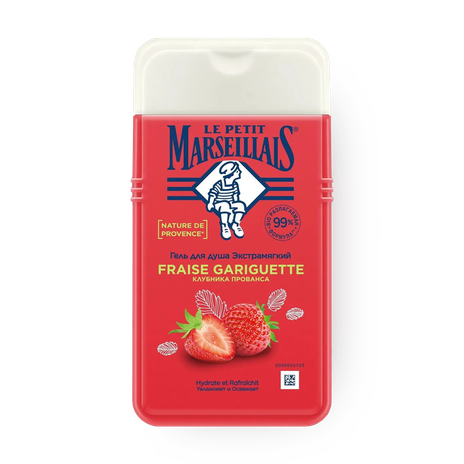 Гель для душа Le Petit Marseillais клубника