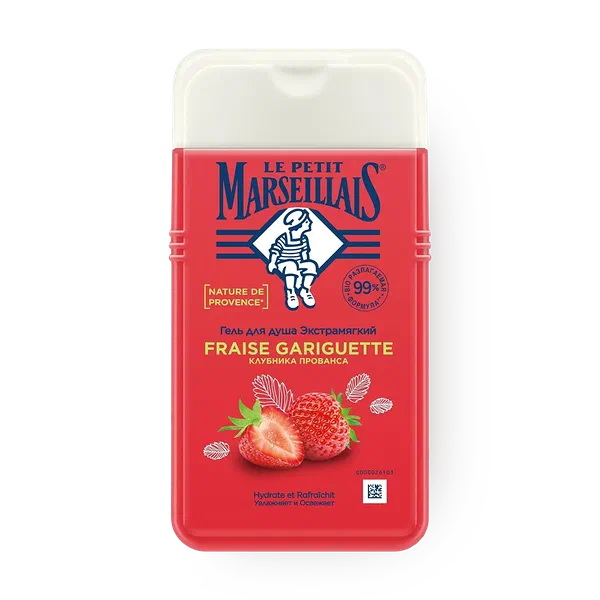 Гель для душа Le Petit Marseillais клубника