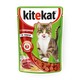 Влажный корм для взрослых кошек Kitekat говядина в соусе