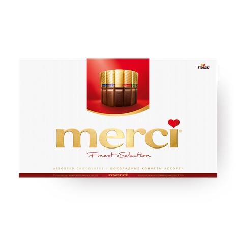 Конфеты шоколадные Merci из тёмного шоколада