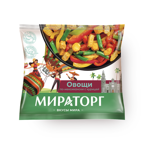Овощи по-мексикански с курицей