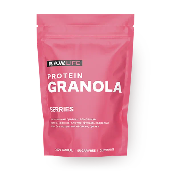 Гранола протеиновая RawLife ягоды