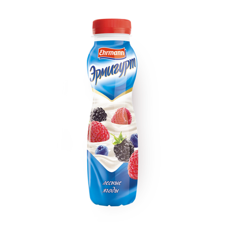 Йогурт питьевой Ehrmann Эрмигурт лесные ягоды 1,2%