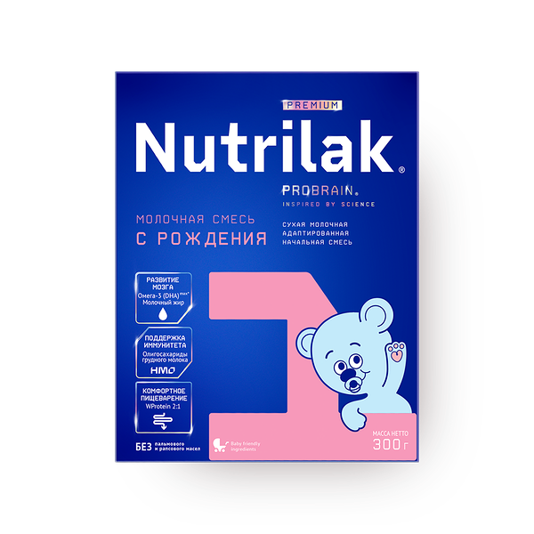 Смесь молочная сухая Nutrilak Premium 1 адаптированная начальная