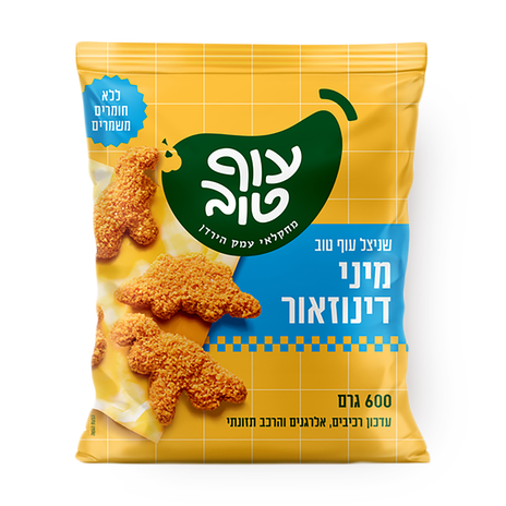 עוף טוב שניצל עוף מיני דינוזאור