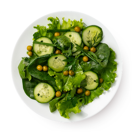 Салат зелёный с заправкой Mazzali