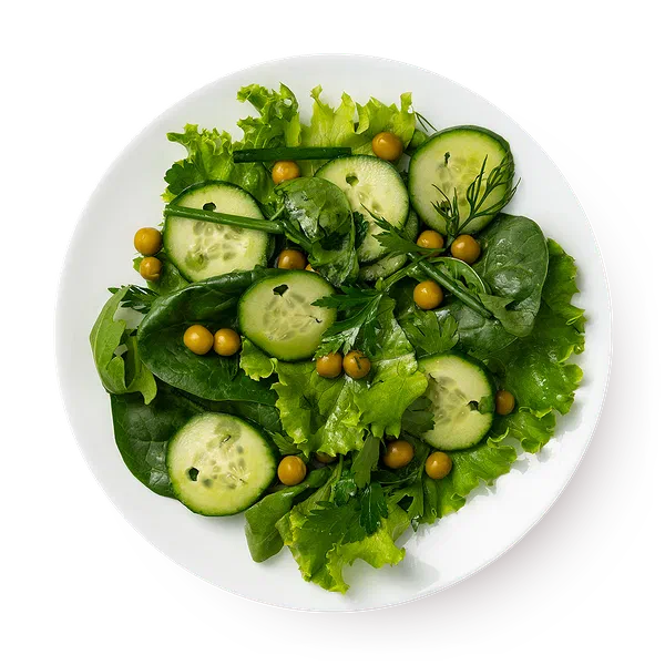 Салат зелёный с заправкой Mazzali