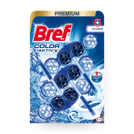 Туалетный блок Bref Color Aktiv с хлором
