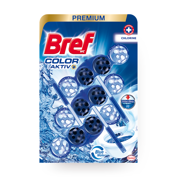 Туалетный блок Bref Color Aktiv с хлором