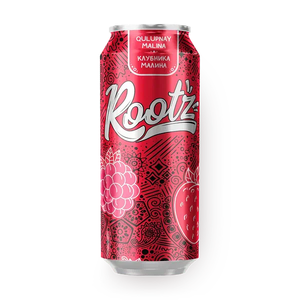 Напиток Rootz клубника-малина газированный